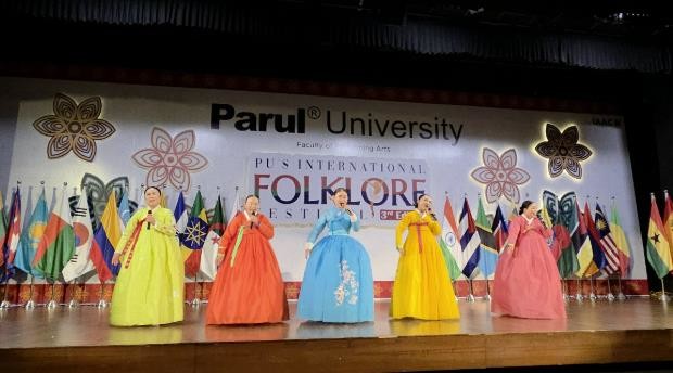 음성군 금빛국악예술단, 인도 세계 민속축제서 