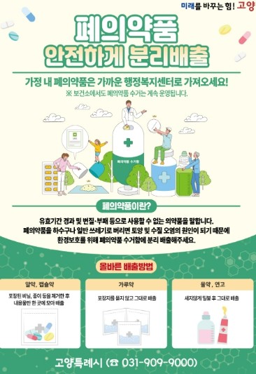 고양시, 동 행정복지센터 44곳에 폐...