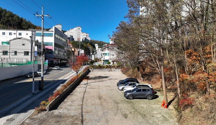 태백시, 대학길 임시공영주차장 개방