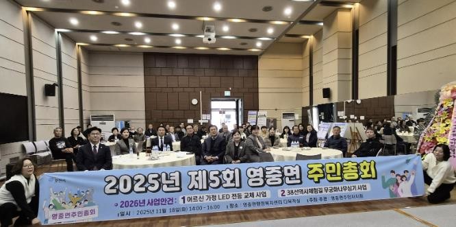 포천시 영중면, 영중면주민자치회 ‘제5회 주민총회’ 성황리 개최