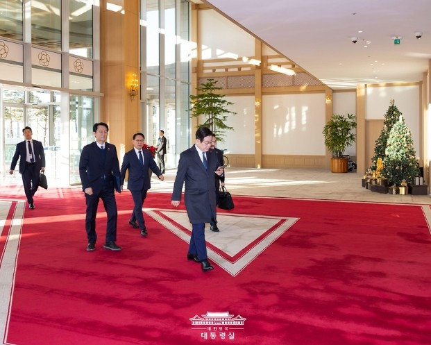 이재명 대통령, 용산 대통령실 마지막...