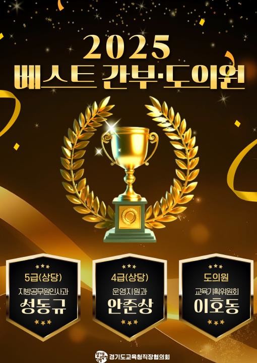 경기도교육청 직장협의회, 안준상 과장...